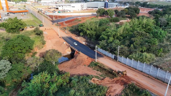 Prefeito Vilela libera ponte da Avenida Toledo após recuperação estrutural e reforça ligação com a BR-153