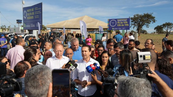 Prefeitura de Aparecida entrega primeiro Ponto de Coleta de Resíduos para combater descarte irregular