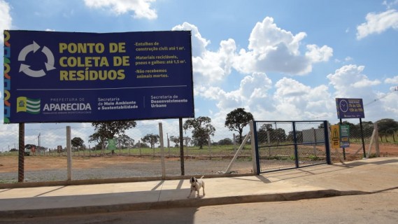 Aparecida inaugura primeiro Ponto de Coleta de Resíduos para reforçar limpeza urbana e descarte correto
